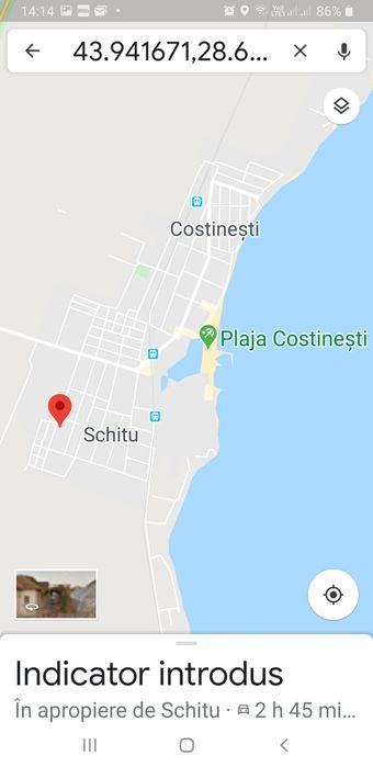 Teren ieftin la mare pentru casa vacanta sau rulote:500 mp Costinesti aproape de plaja,18e/mp