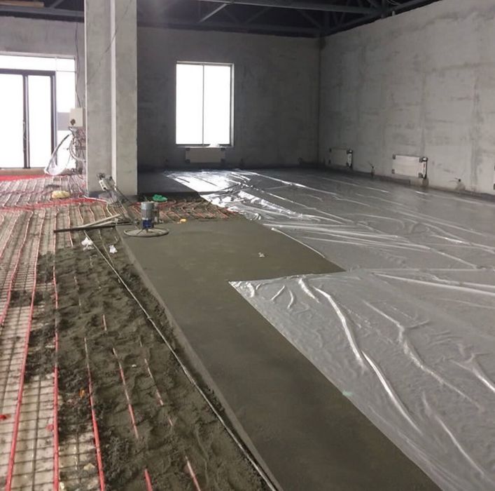 Полусухой стяжка/ ярим курук стяжка