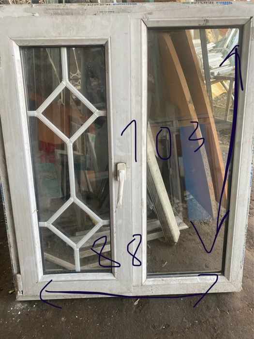 Пластиковые окна б/у