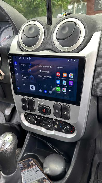 Navigatie android Dacia Logan, Sandero, Duster DSP CarPlay AndroidAuto