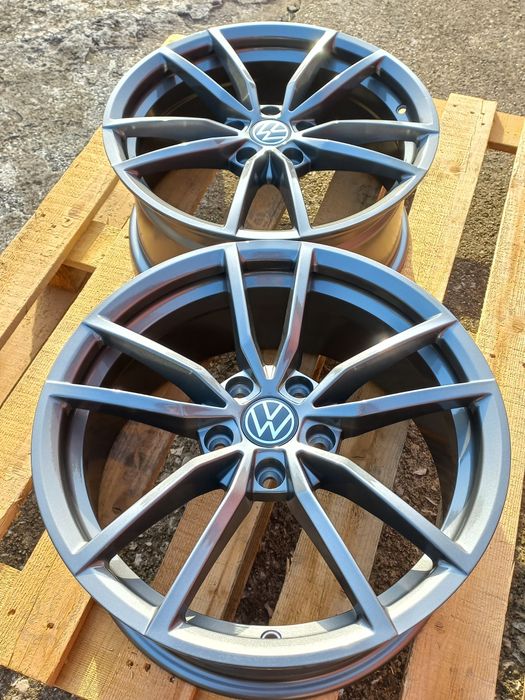 17 Vw Golf Gti R Passat Jetta 7.5j et40 Poteria Black & GunmetalЧисто Нови
