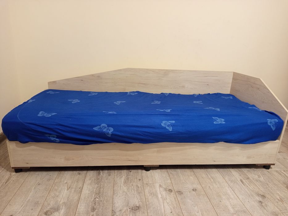 Pat cu saltea 1 persoană