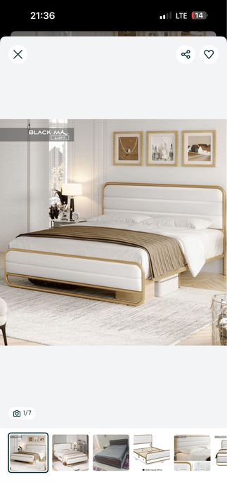 Металлические кровать Хомфа