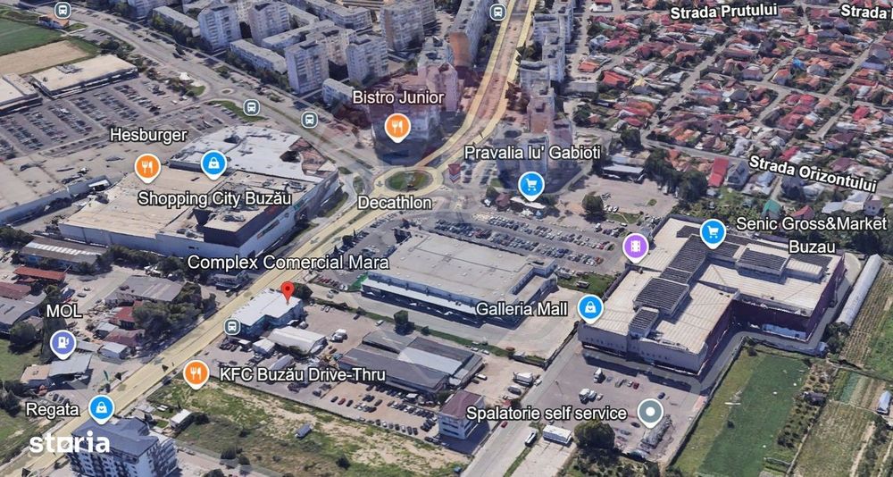 Vanzare Spațiu Comercial 1940mp - Buzău, Unirii - Acces Dublu & Marfă