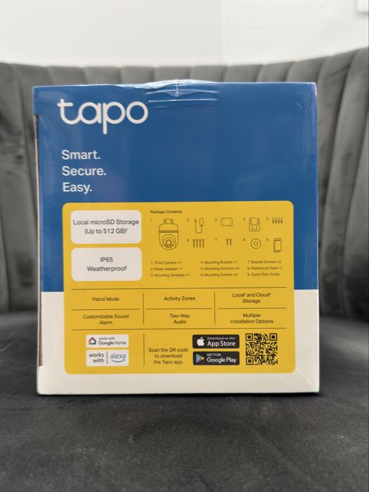 Tapo TC40 Outdoor Pan/Tilt Security Wi-Fi Camera – 1080p Full HD
