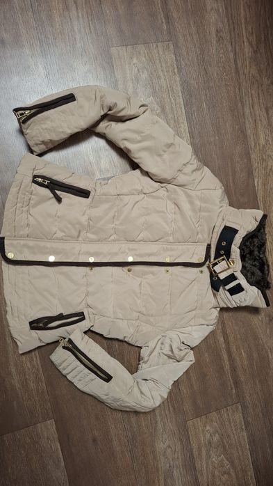 Женская теплая куртка пуховик ZARA