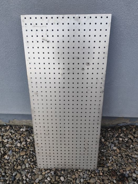 Tava inox cu gauri ,noua 1135 x 500 x 45 mm și tăviță scurgere