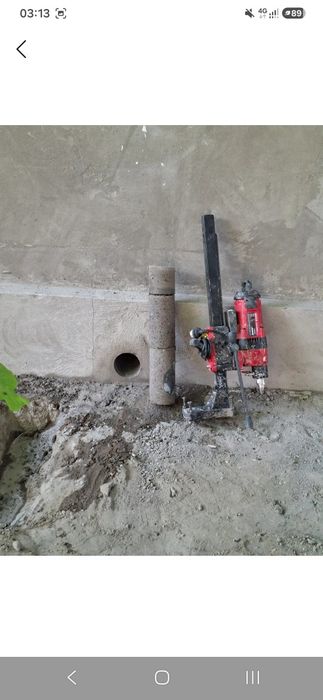 Beton g'isht teshish xizmati