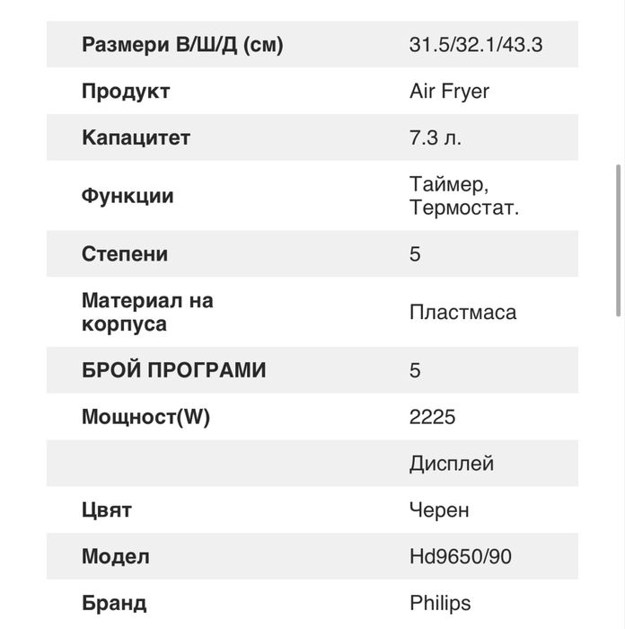 Philips Airfryer XXL Premium за здравословно готвене