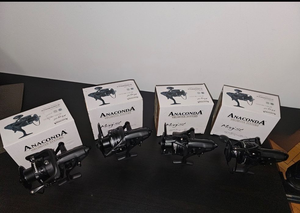 Se vand 4 mulinete crap Anaconda Magist BTR -6000. Pretul este pe buca