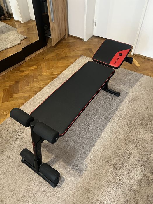 Banca fitness Domyos pliabila