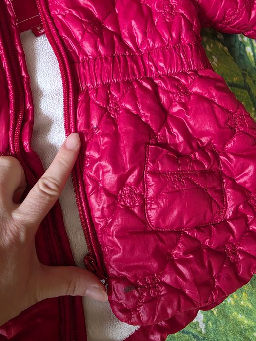 Детско зимно яке, червено, размер 86