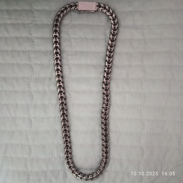 Серебро трос 58 сантиметор Рамзес.105 или 110 грам кумуш трос Рамзес 1