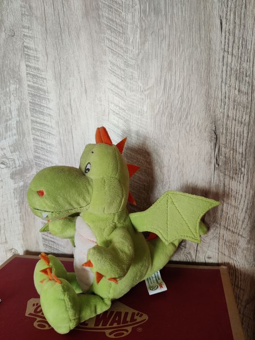 Мягкая игрушка зеленый дракон kinder