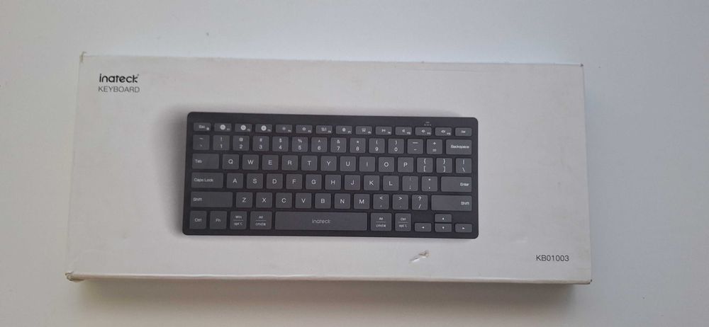 Tastatură slim 3x Bluetooth simultan Inateck pentru PC, Laptop, Ipad