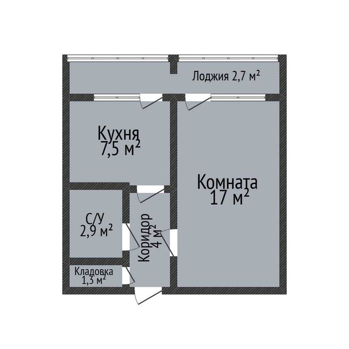 Продажа 1-комнатной квартиры