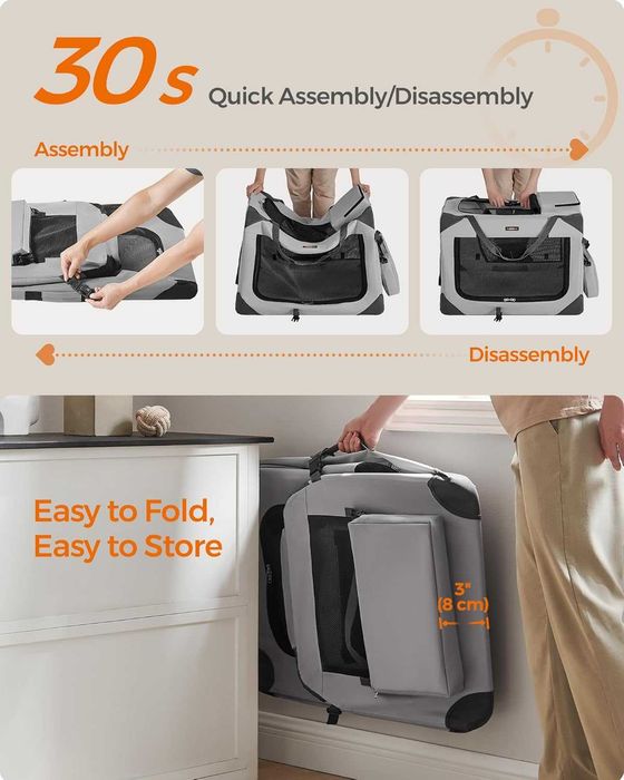 Транспортна чанта за животни  от  S до ХХЛ размер