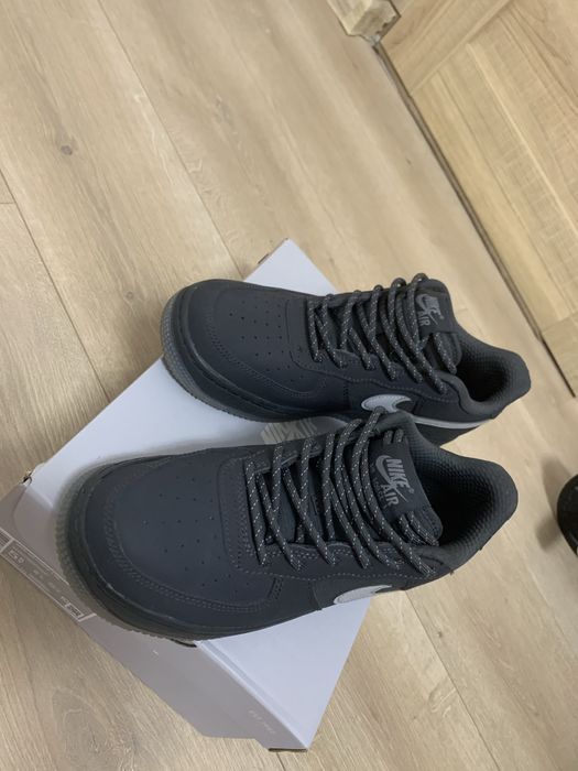 air force 1 grey metalic