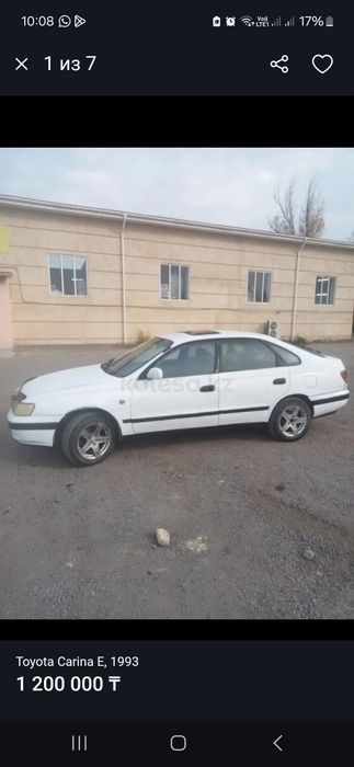 Продам машина, тойота карина е