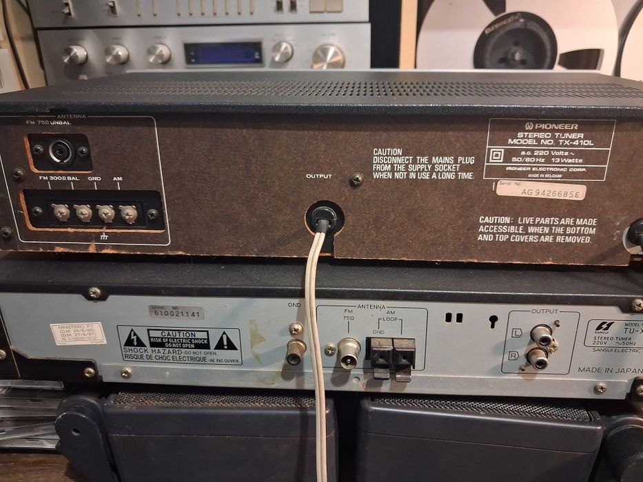 Sansui tu x111 si pioneer tx 410L