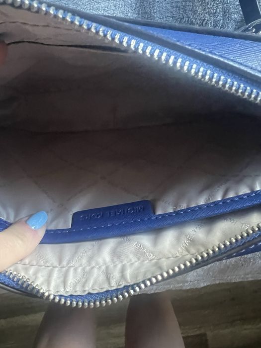 Geanta Michael Kors albastru electric