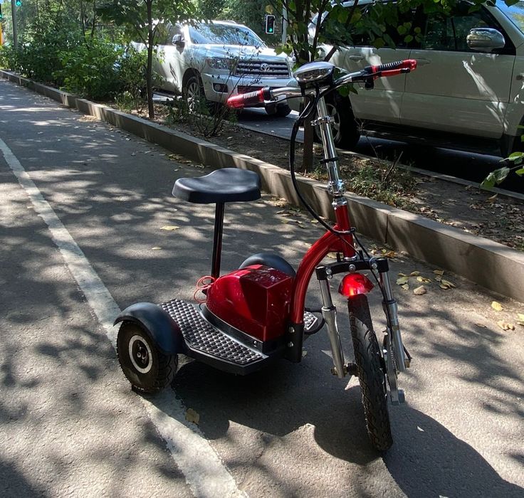 Электросамокат 3х колесный