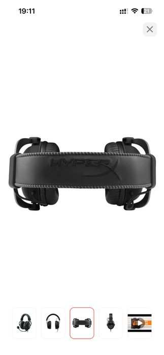 Наушники HyperX Cloud II KHX-HSCP-RD серые