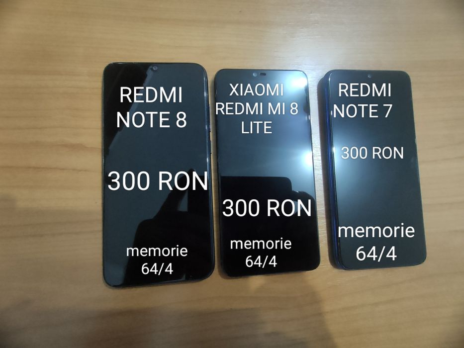 Redmi Mi 8 lite,Note 7,Note 8