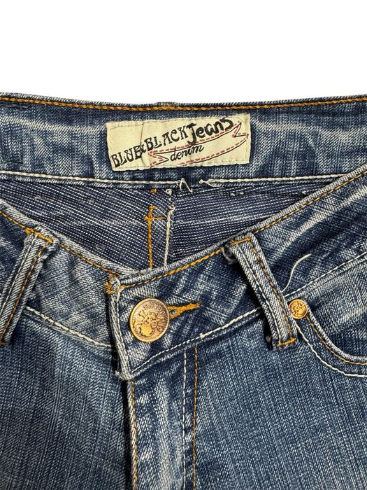 Y2K Crown BlueBlack Denim