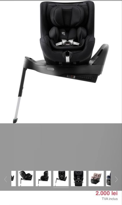 Scaun rotativ ,certificat ADAC, Britax Romer Dualfix Pro