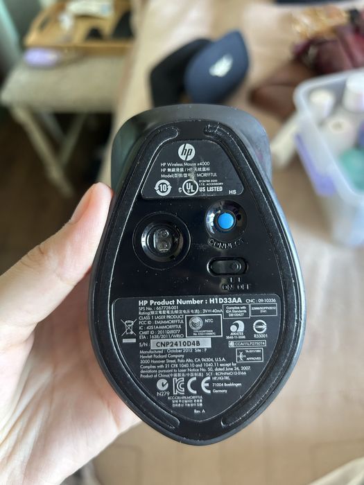 HP беспроводная мышь