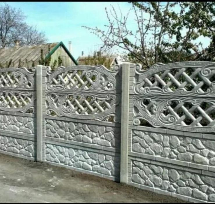 Еврозаборы бетонные