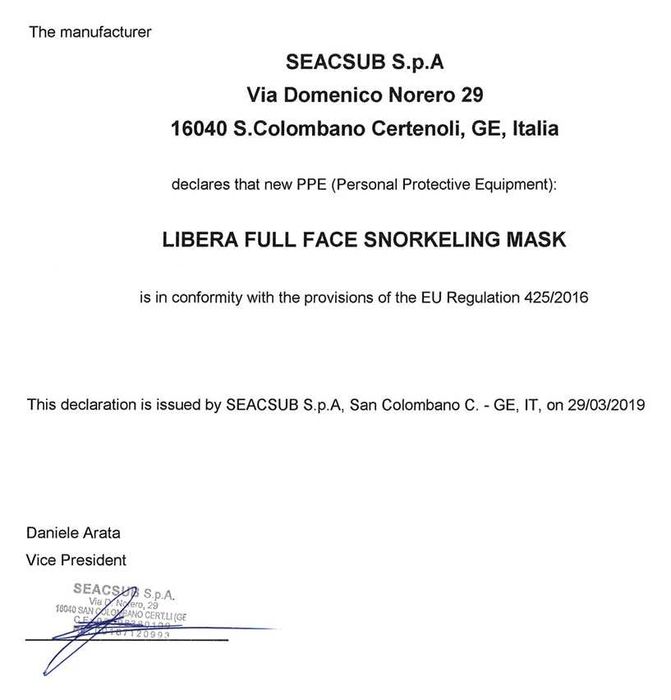 ! Masca snorkeilng SEAC LIBERA FUN XS-S copii