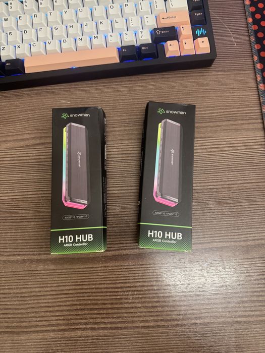 Продам новые ARGB контролеры Snowman и Thermalright X10 IR с пультом