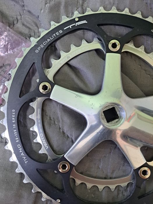 Курбели Campagnolo Centaur 172.5 mm + Campagnolo средно движение