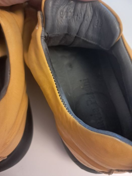 Adidasi galben/mustar piele