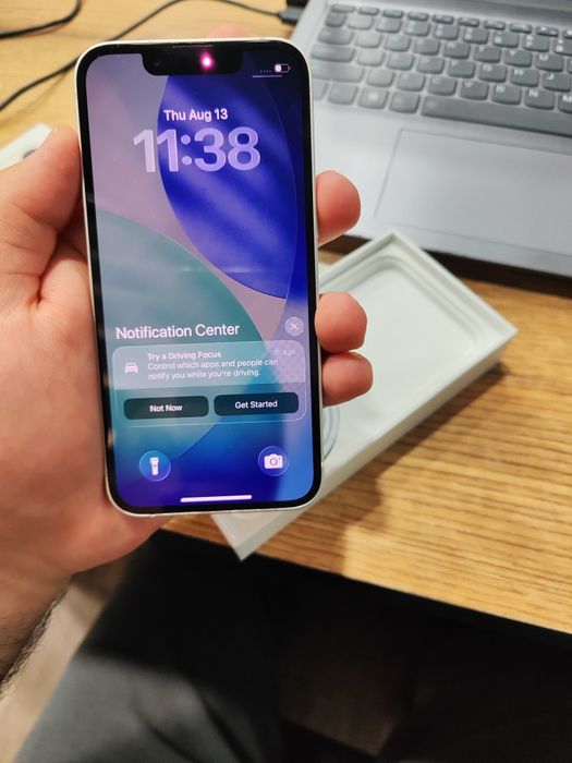 Iphone 13 mini 85 % starlight / white