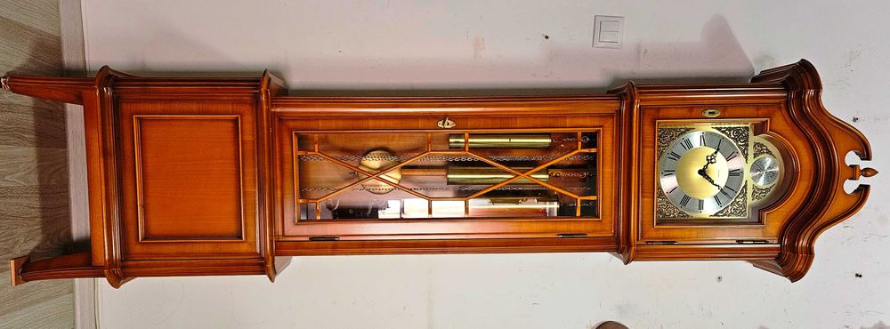 Ceas de podea cu pendula si 3 greutati Kieninger