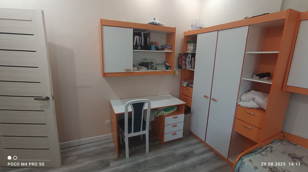 Детский гарнитур, шкаф, кровать