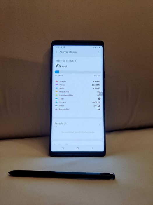 Samsung Note 9 telefon 512gb cu S-Pen si card microSD