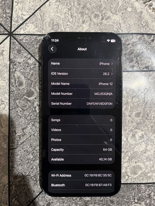 Iphone 12 64GB 87% Перфектен