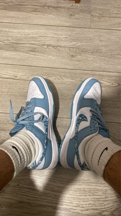 Vand Nike Dunk Low Blue Paisley 43