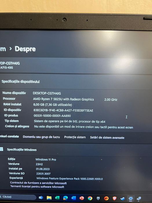 Laptop Acer Aspire 7 Amanet BKG
