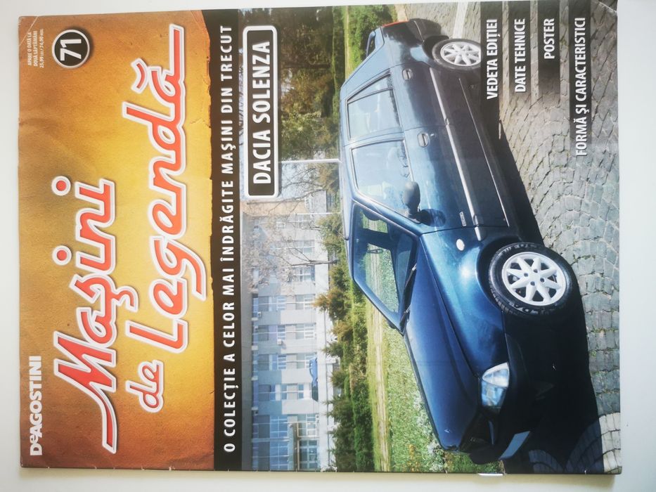 Revista Masini de legenda ARO Olcit LADA Dacia Solenza  Oltena