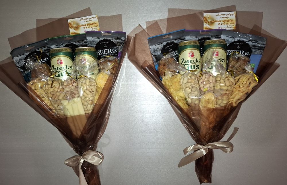 Мужские букеты .Корзины