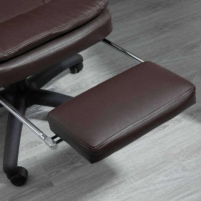 Ергономичен офис стол Vinsetto с поставка за крака