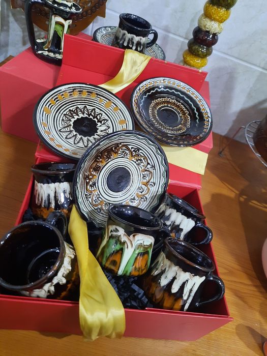 Set ceramică Horezu 6+6.