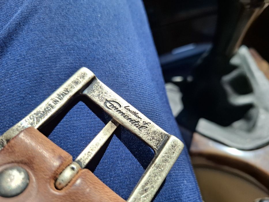 Италиянски колан естествена кожа