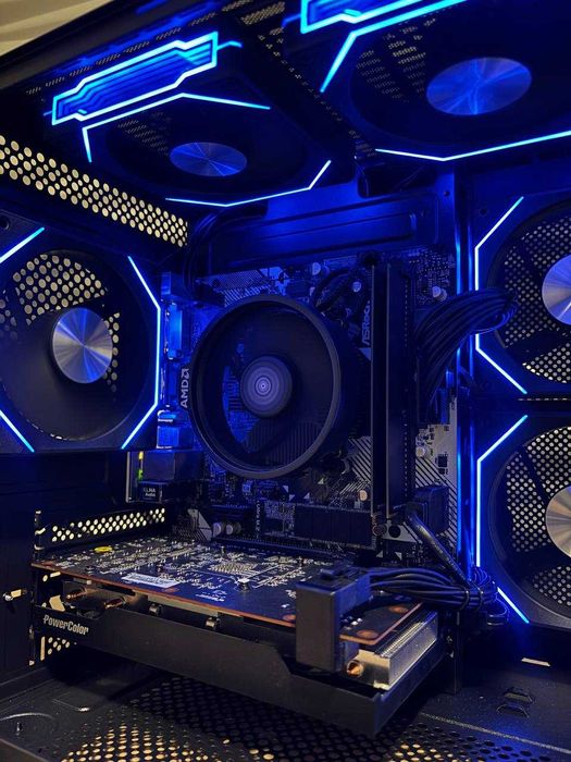 Геймърски компютър Ryzen 5600, RX6600 8GB, 16 ram, 1TB ssd NVME, 600W