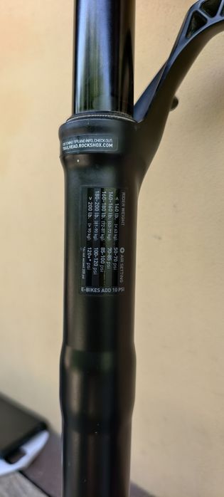 Furcă mtb Rockshox Recon Gold
